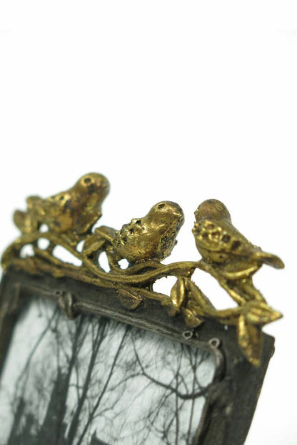 Bird Photo Frame Gold