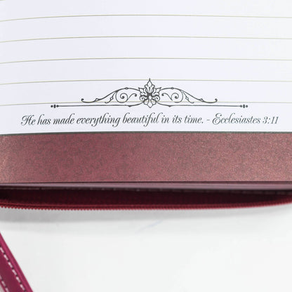 Divinity Boutique - Divine Details: Journal Black And Burgundy Romans 15: 13