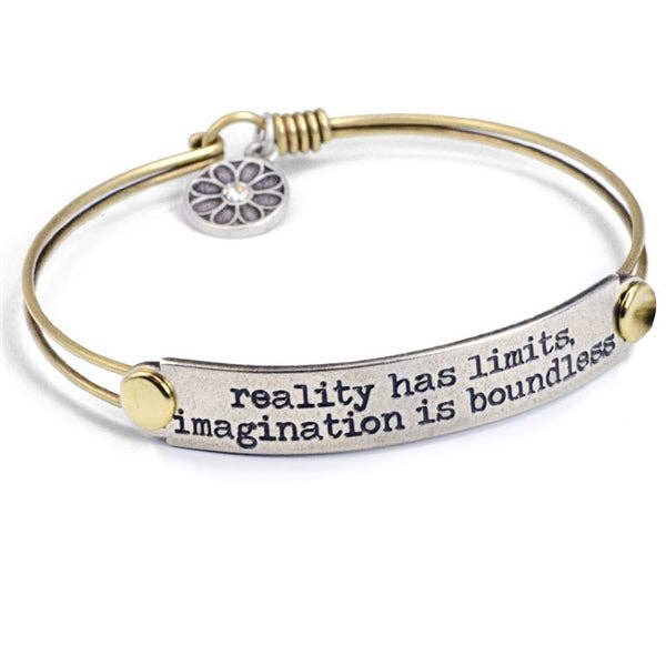 Joyería Sweet Romance: Pulseras de barra con mensaje inspirador