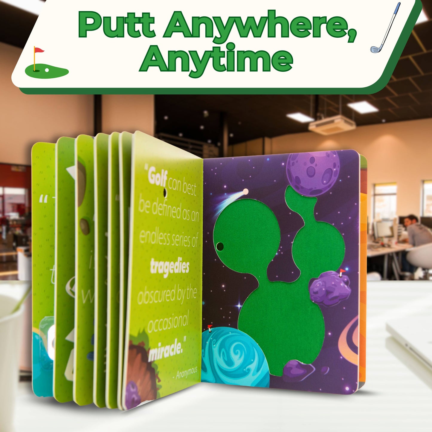 Mini Mini Golf Gift Books - Funny Men's Gifts for Christmas