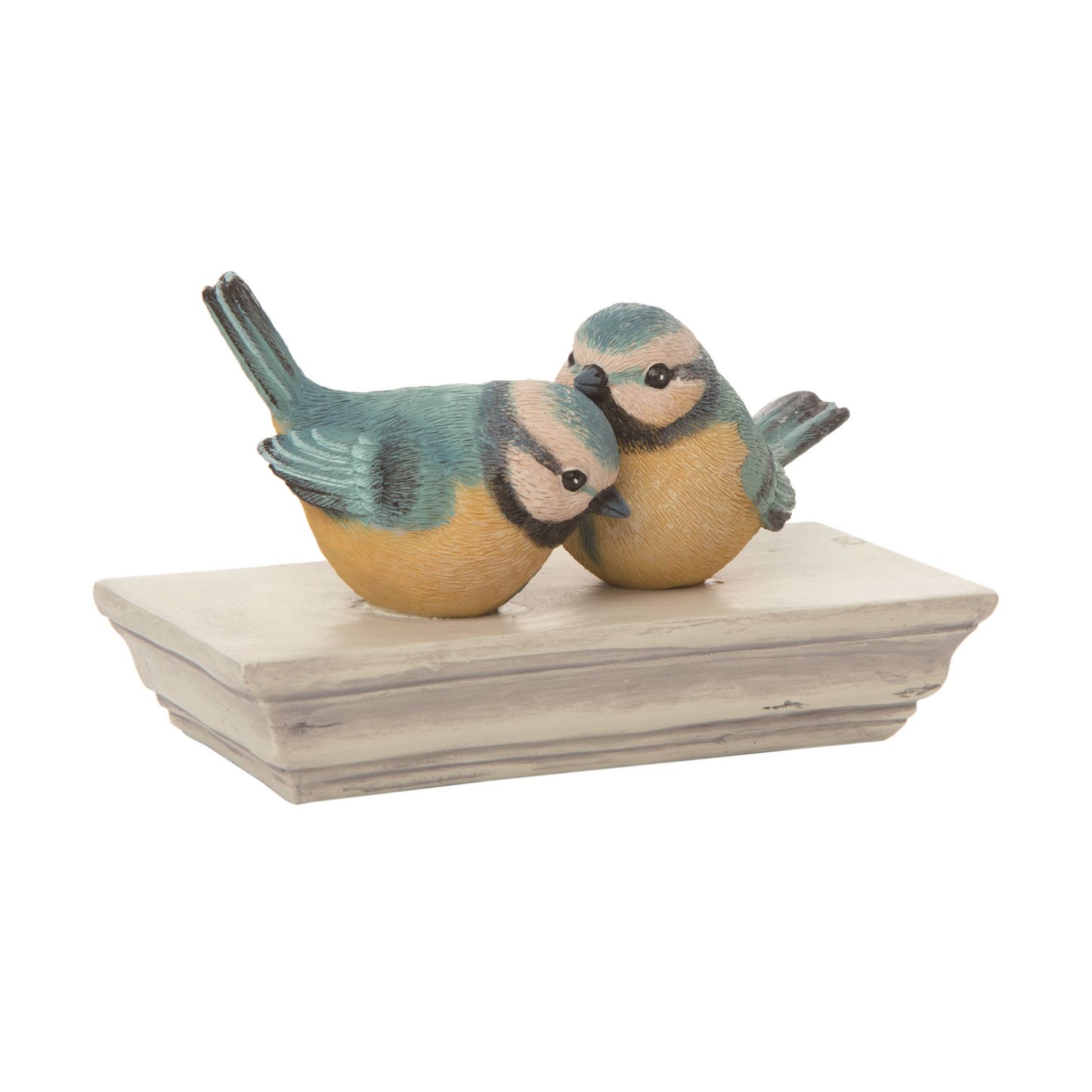 Resin 6.75" Spring Snuggling Birds Decor