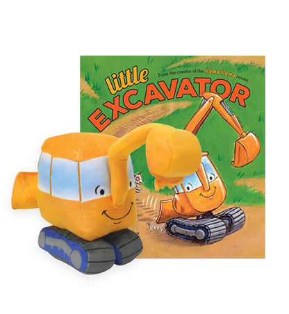 Little Excavator Plush with hardcover book SOLD SEPARATELY