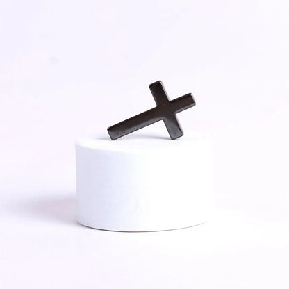 Swanson Christian Products - Hematite Pocket Cross W/ Card - Pack of 50