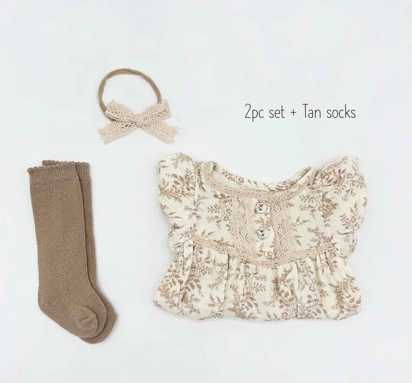 Elodie Short Sleeve Romper Set