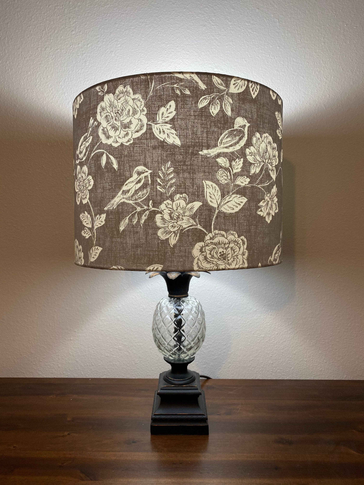 Iliv Bird Garden Grey & White Handmade Lampshade