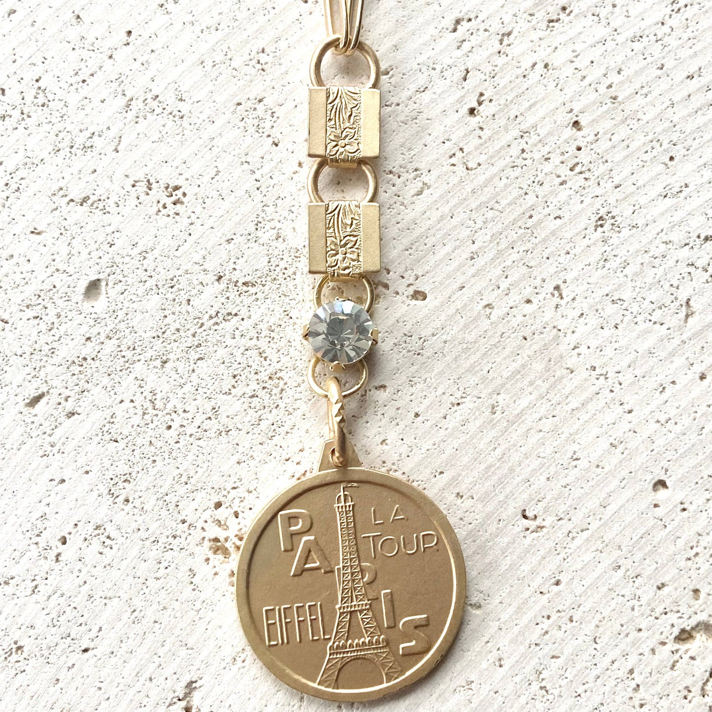Paris France Eiffel Tower necklace