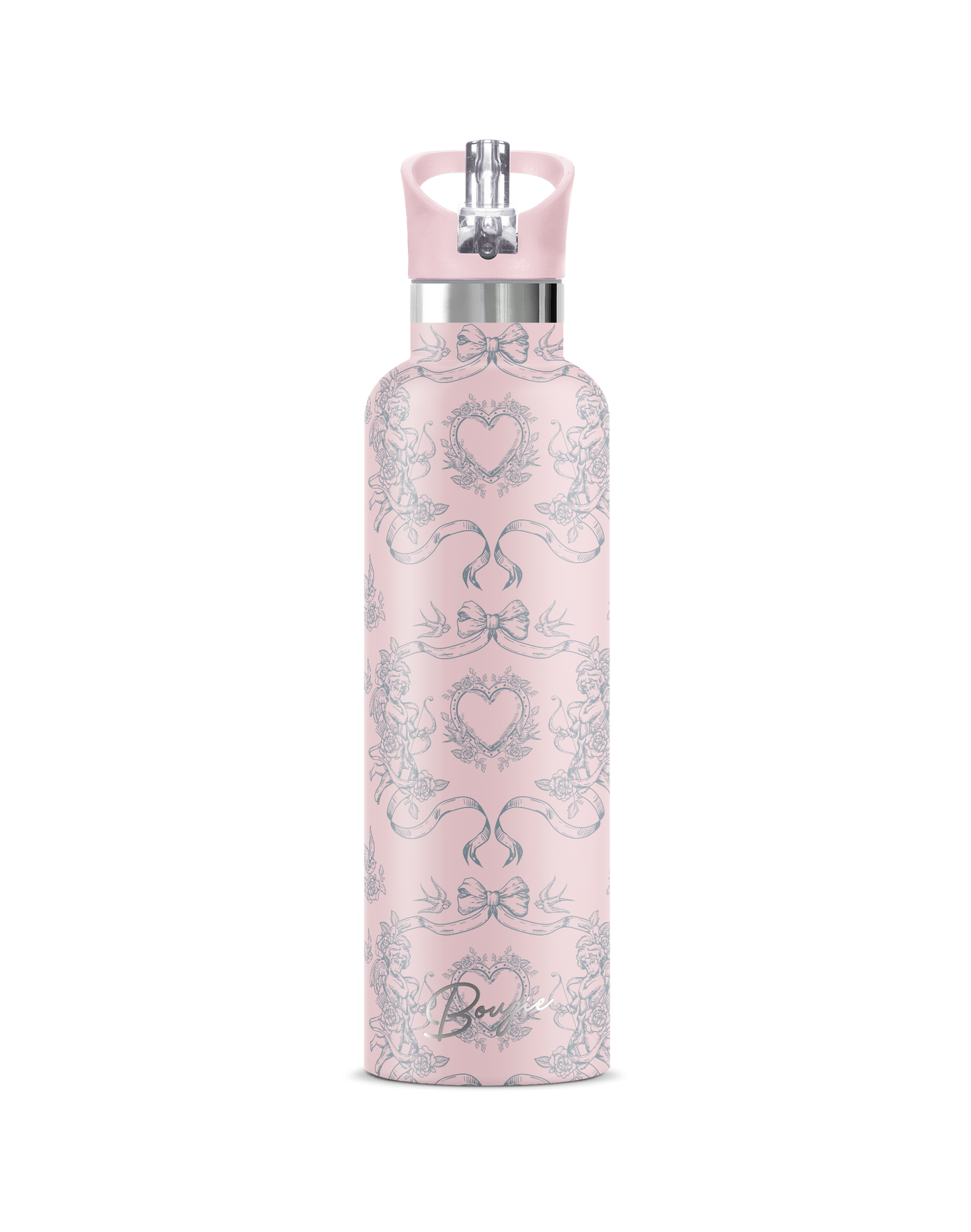 Rococo – Romantic Floral Insulated Water Bottle | 25oz
