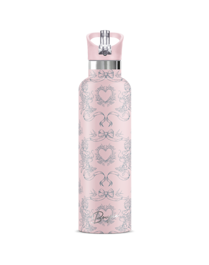 Rococo – Romantic Floral Insulated Water Bottle | 25oz