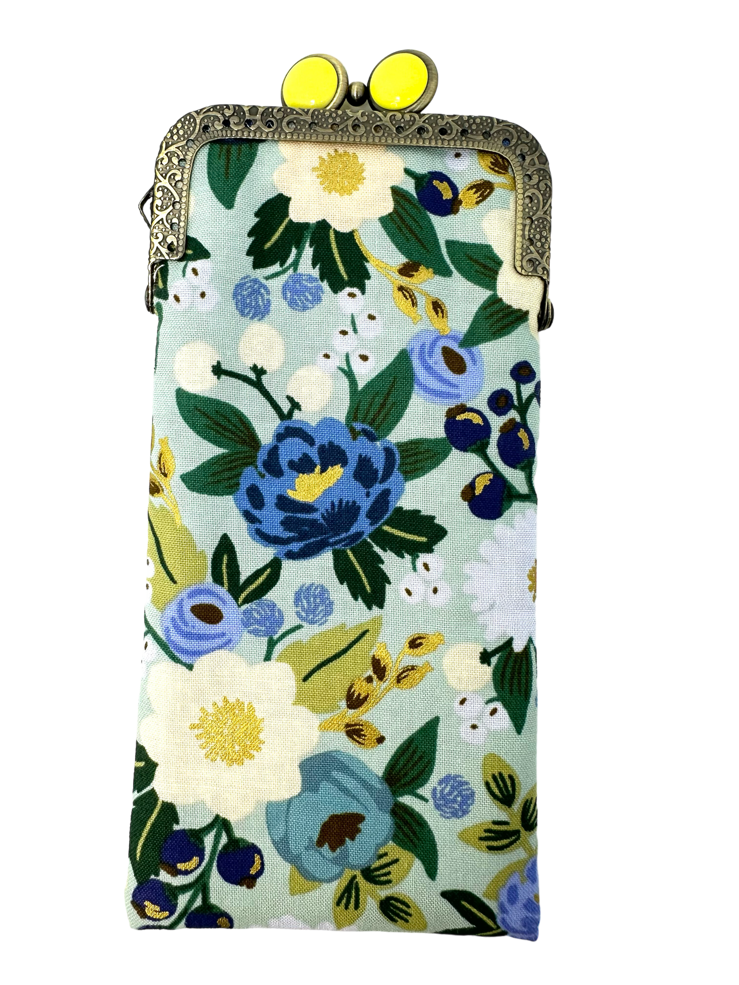 Kiki & Syds - Kiki & Syds Eyeglass Case - Rosie Posie - Lemon