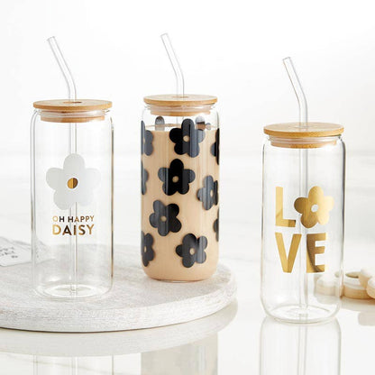 Glass Cold Brew Tumbler - Love