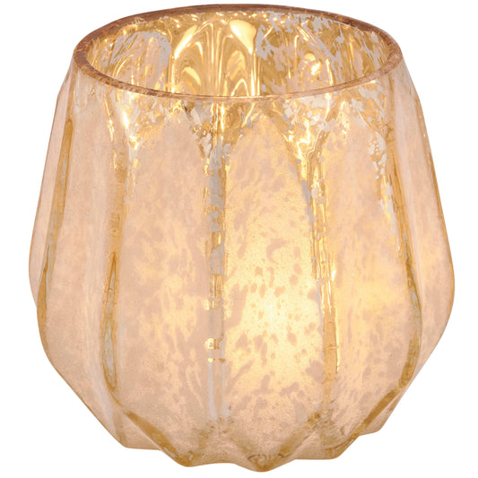 Candelabro en oro rosado