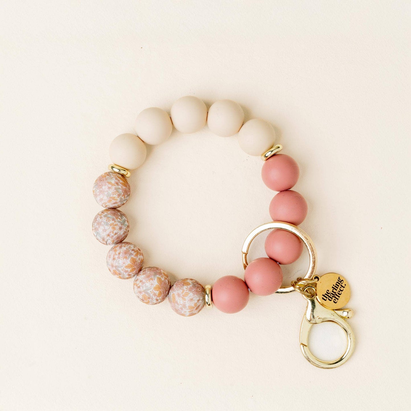 Hands-Free Keychain Wristlet-Mauve Muse