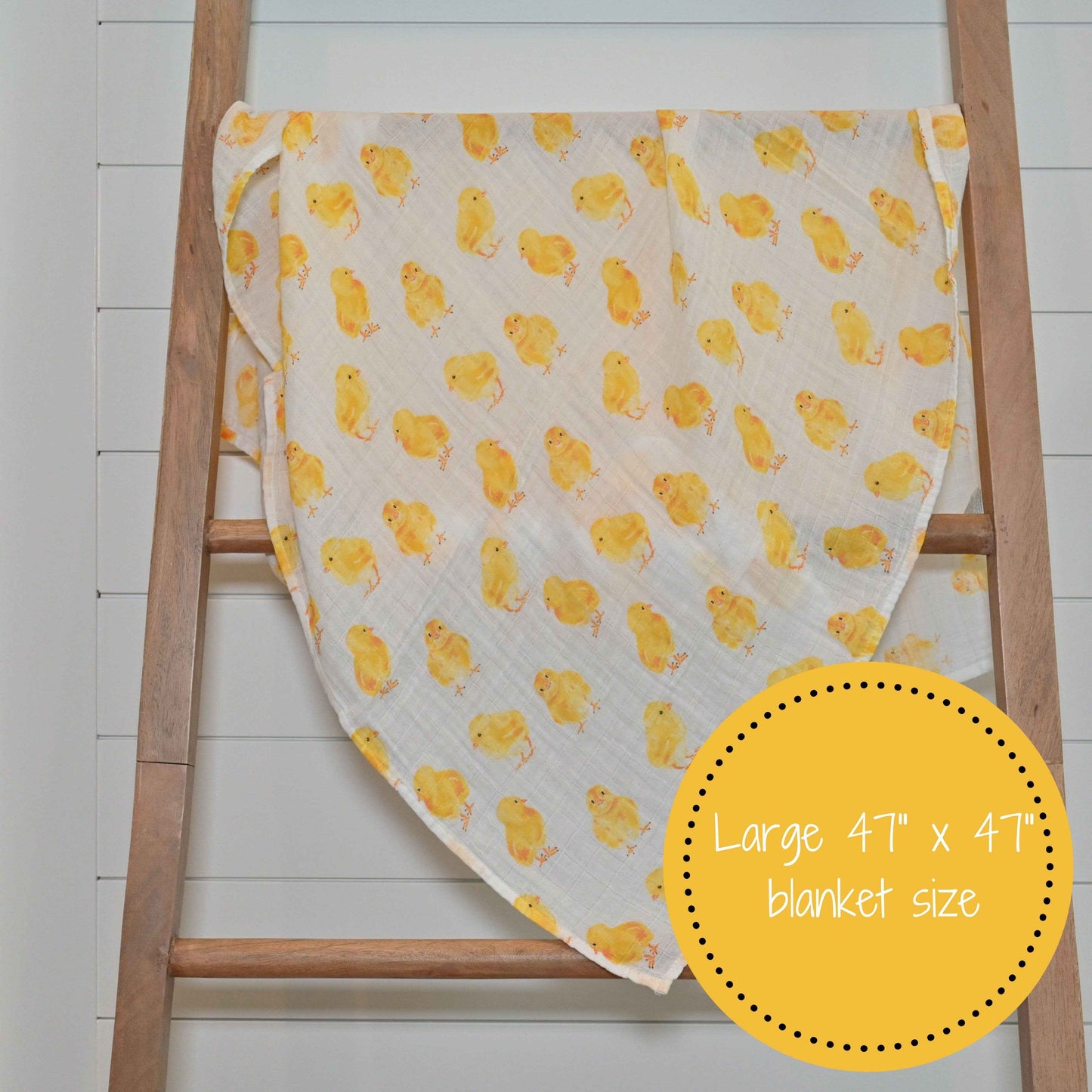 LollyBanks - Peep Peep Baby Muslin Swaddle Blanket