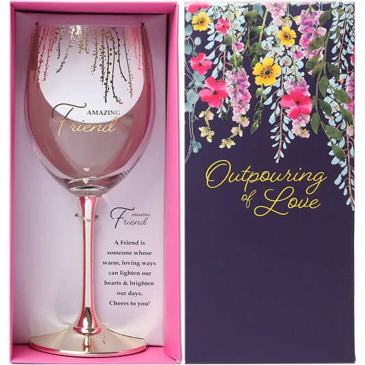 Gift Boxed 19 oz Crystal Wine Glass