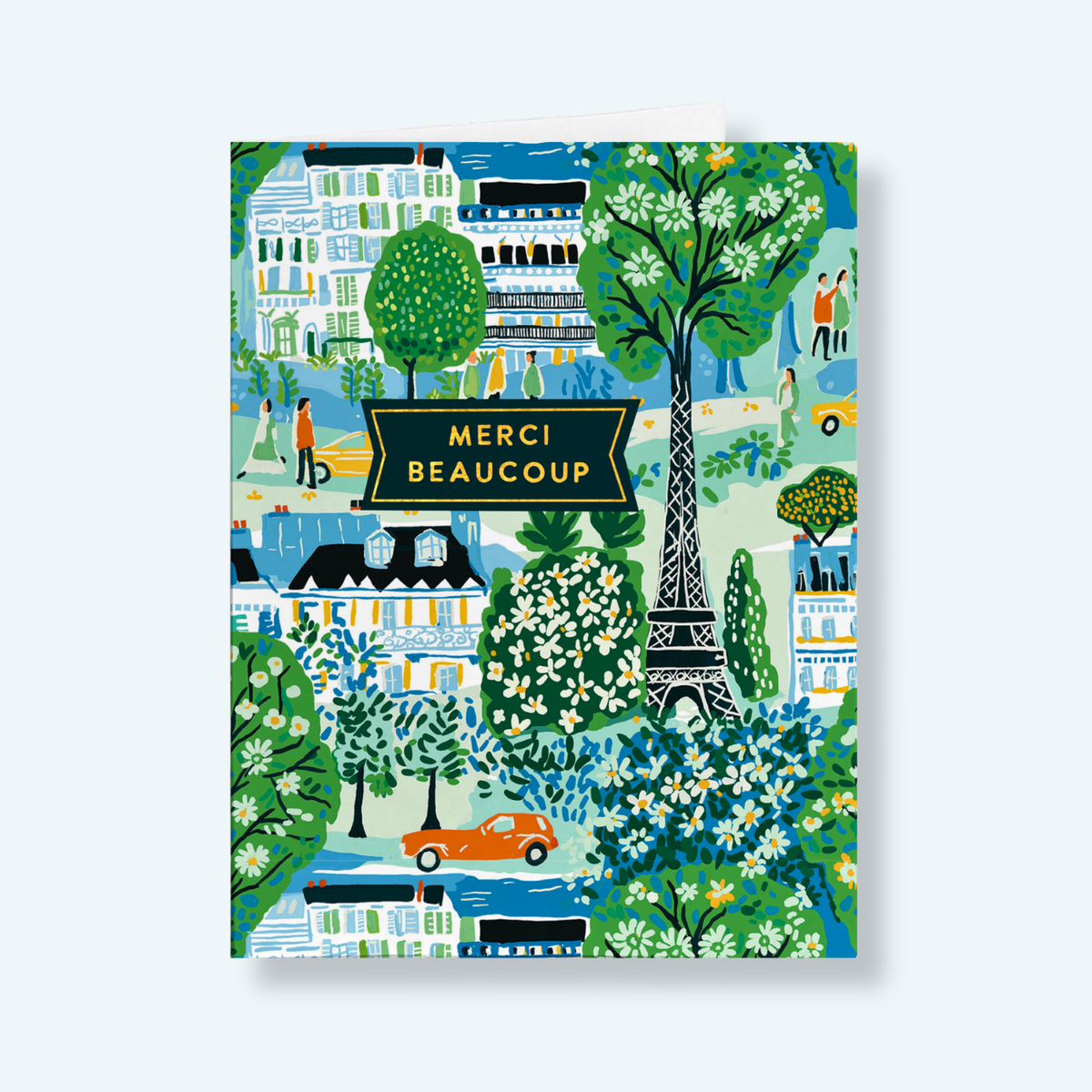 New Greeting Card- Merci Beaucoup