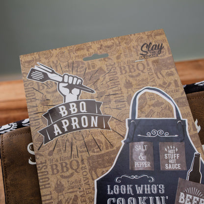 Mr. Good Lookin' Apron - Novelty BBQ Gift