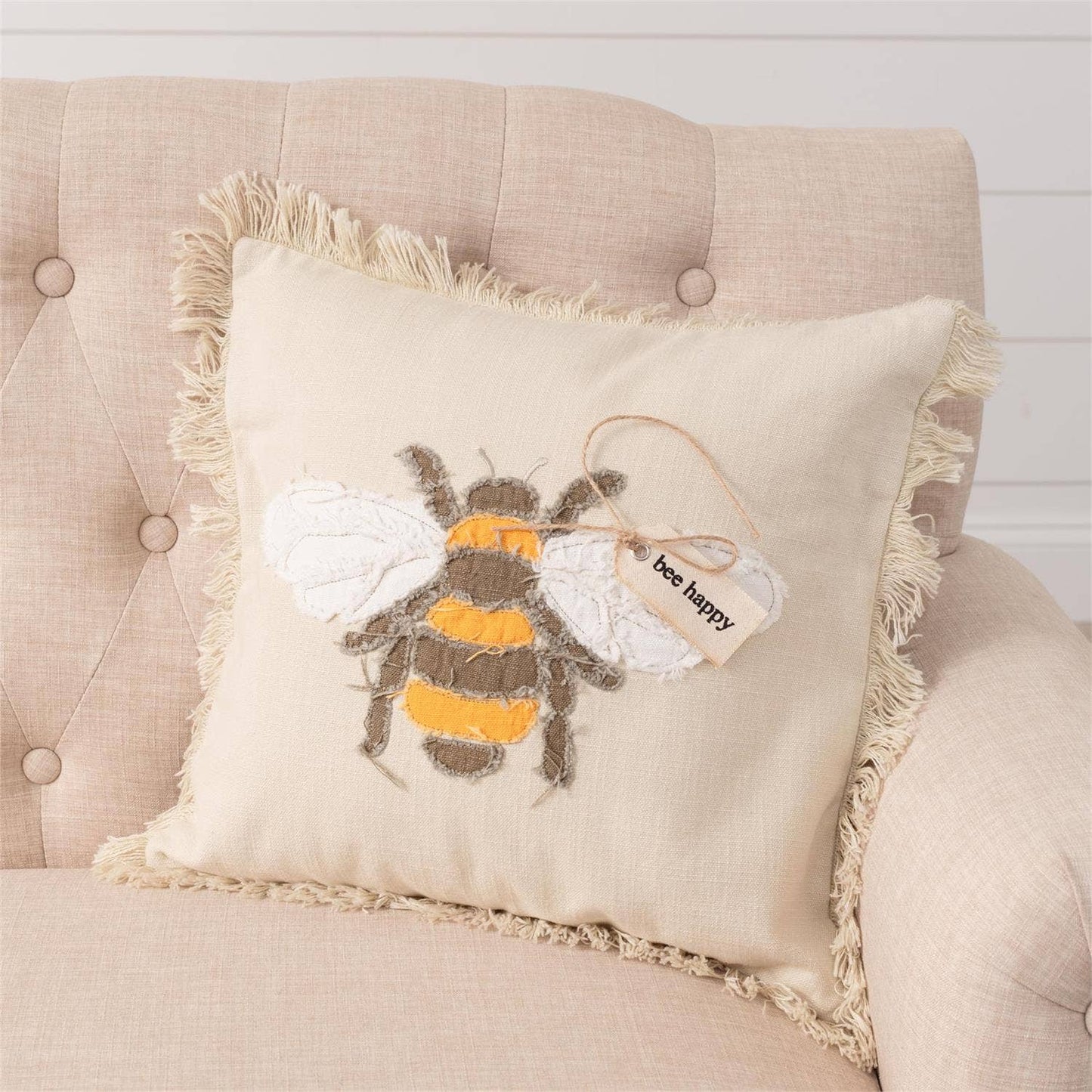 Throw Pillow - Bee Happy