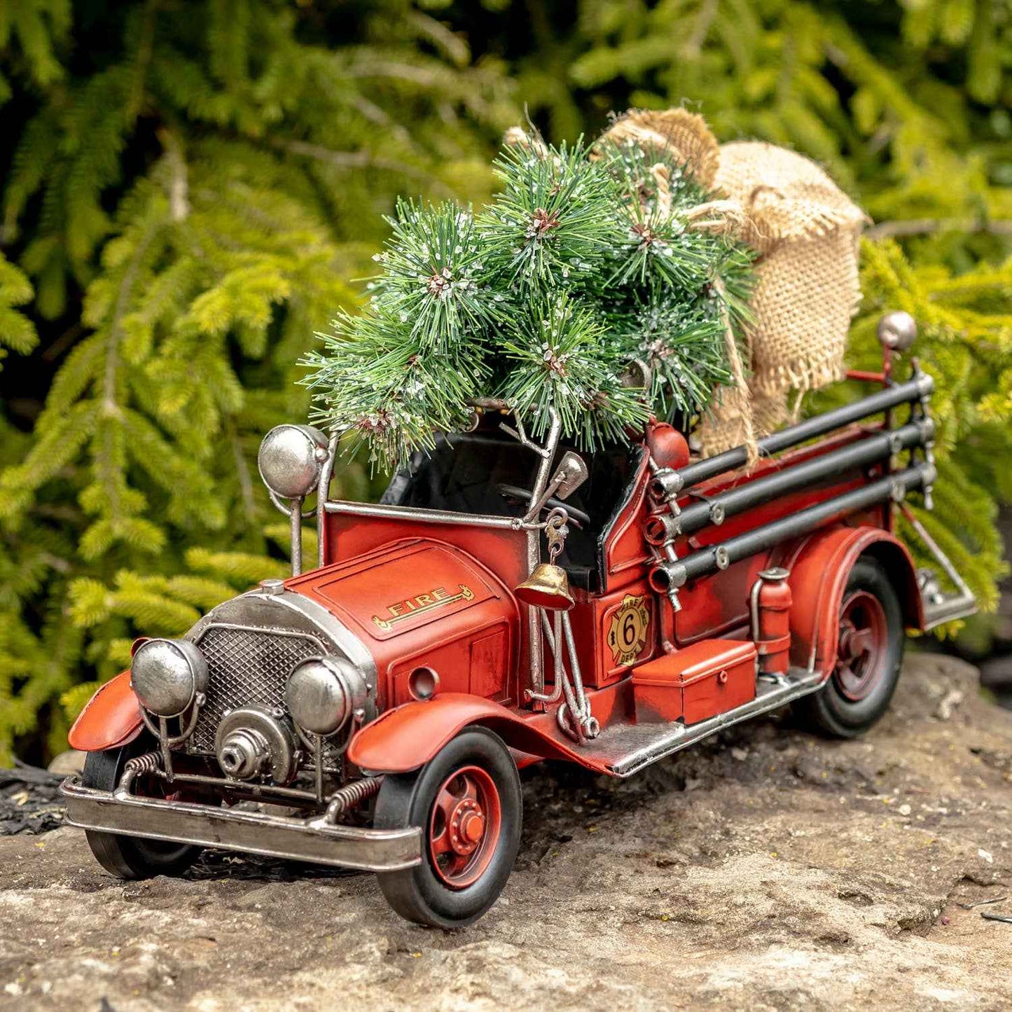 1930's Vintage Style Fire Truck with Open Cab