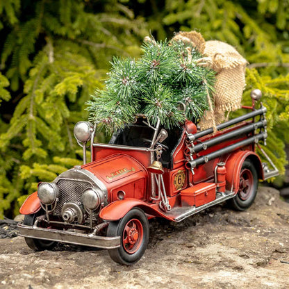 1930's Vintage Style Fire Truck with Open Cab