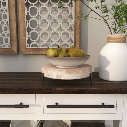 Modern Cream Mango Wood Tray