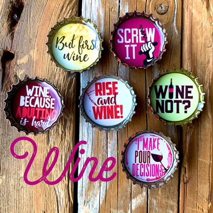 Imanes de vino - Hechos a mano y ecológicos