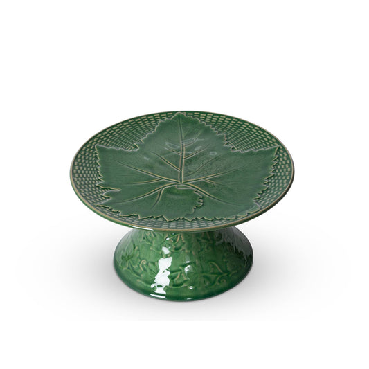 Green Glazed Cake Stand Small