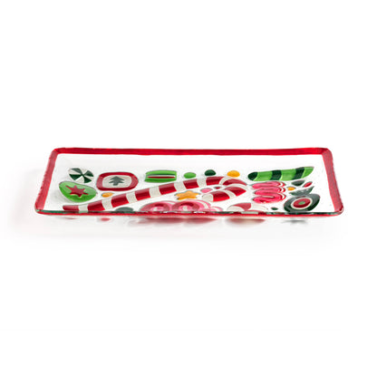 Christmas Candy Rectangle Platter