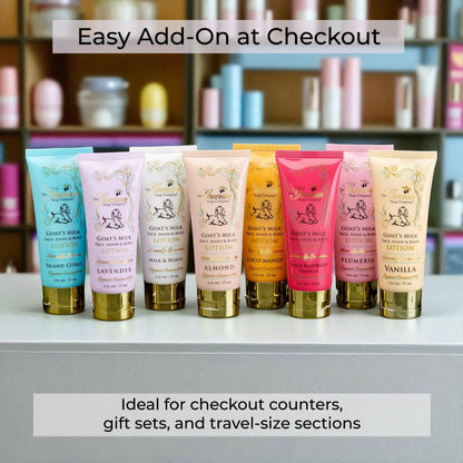 The Grecian Soap Company - Organic Beauty Hydrating Goat Milk Lotion Tubes 2oz.