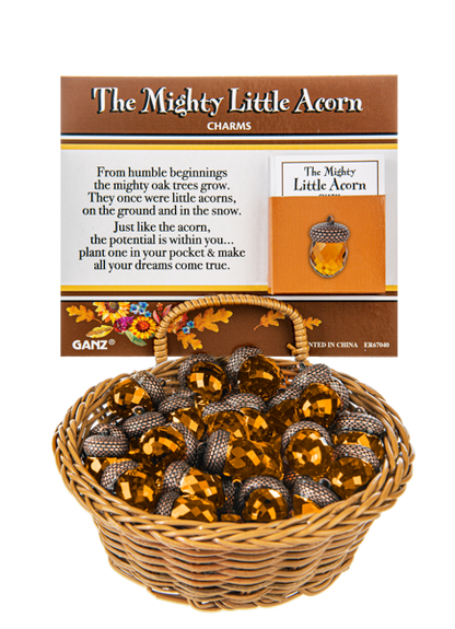 The Mighty Little Acorn Charm