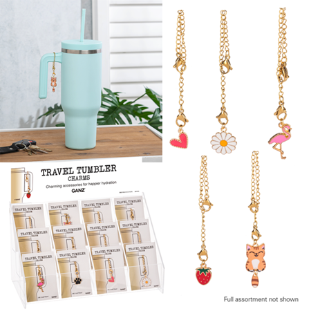 Travel Tumbler Charms Assortment Sold Separately