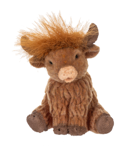 Happy Little Highland Cow Pocket Charm
