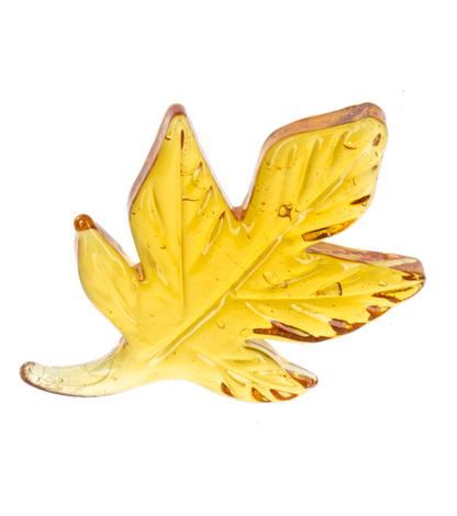 Leaves of Change Glass Pocket Charm