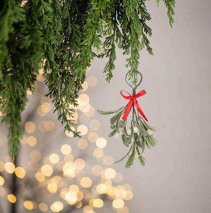 Small  Mistletoe Cluster-8"L