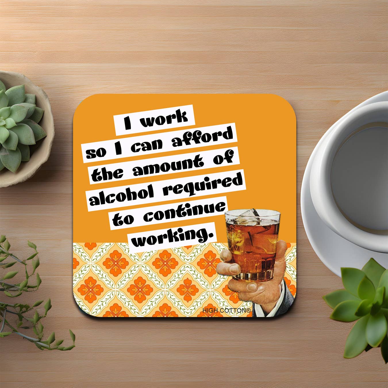 I Work So I Can Afford Coaster