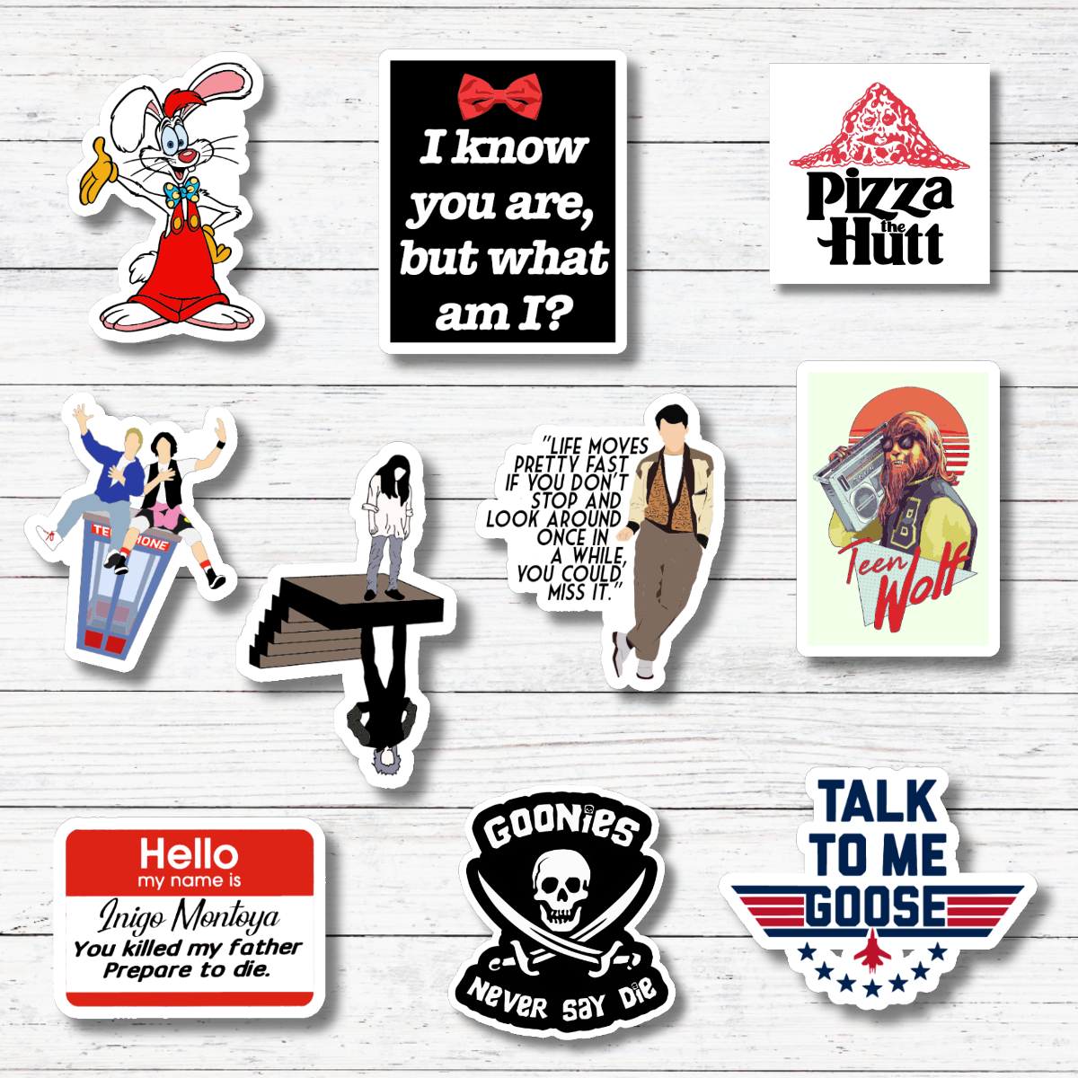 Oily Graphic Creations - Goose-80s Movie Stickers/Magnet