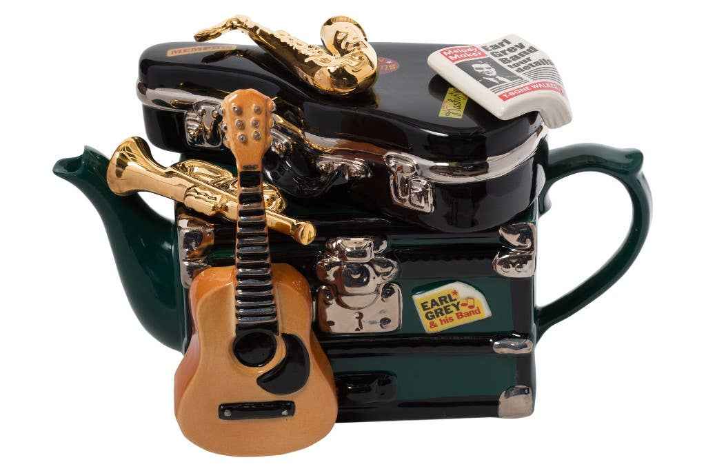 NEW! Band on Tour Large Teapot: Green