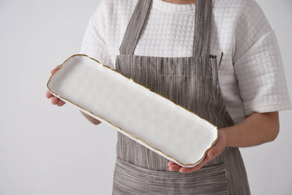 Small Rectangular Tray Gold Trim