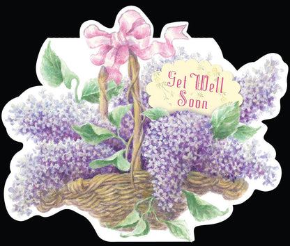 Lilac Get Well Greeting Card GETWELL