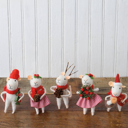 Mice In Red Orn