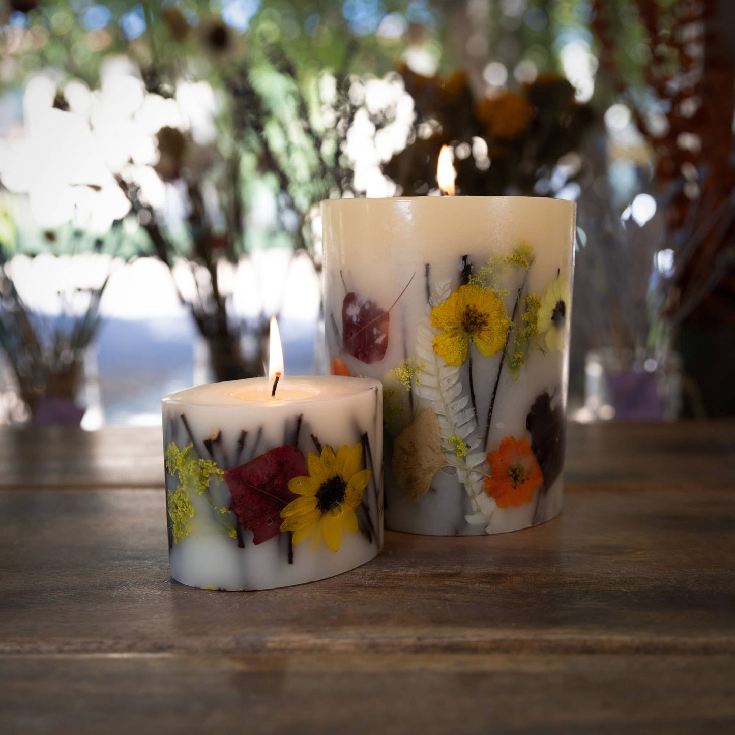 Petite Oval Botanical Candle-Honey Tobacco