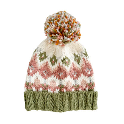 Fairisle Knit Hat, Pastel | Baby & Kids Accessory