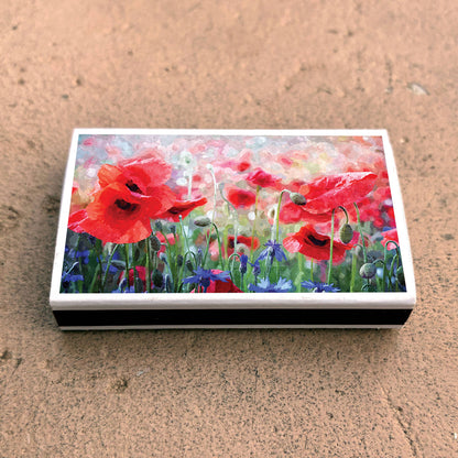 Poppy Flower Matches • Home Decor Matchbo