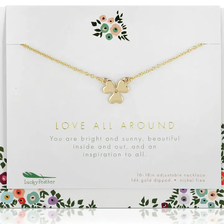Friend/Family Necklace + Card/Env - Love All Around