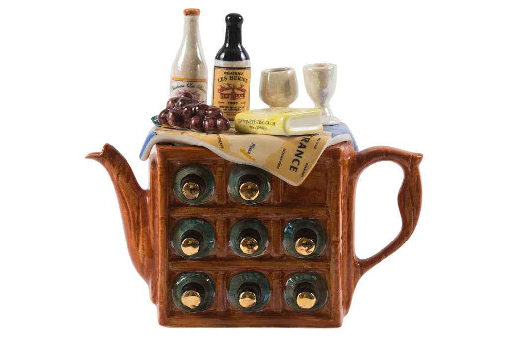 NEW! French Wine Tasting Large Teapot