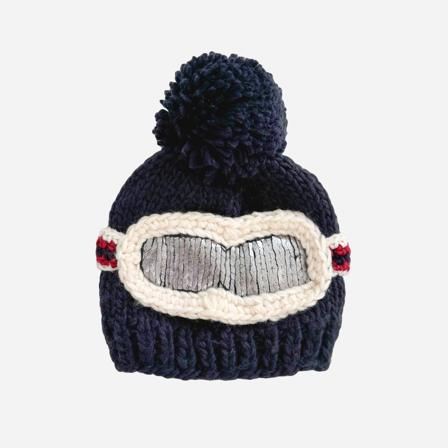 Ski Goggles Beanie Navy Baby Kids Adult Snowboarding Hat: S; 6-24M