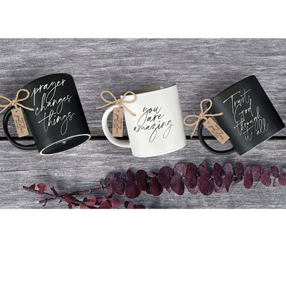 Taza LCP Blanca Eres Increíble 18oz Efesios 3:19