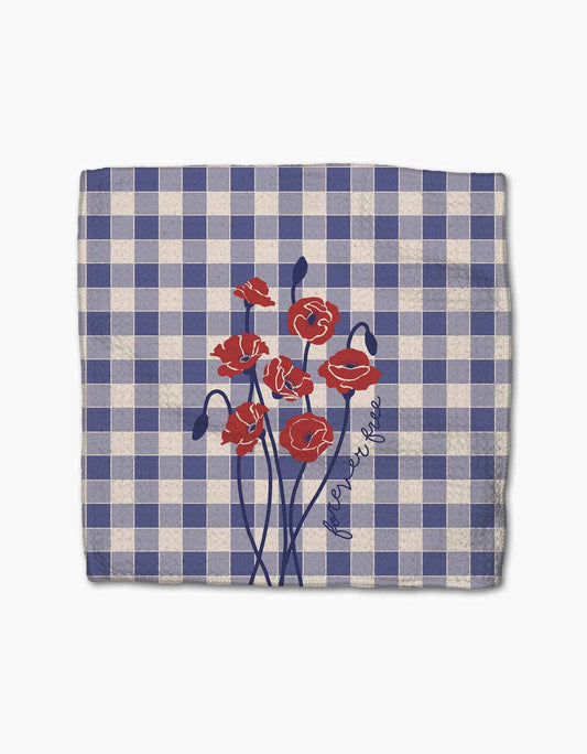 Forever Free Poppies Dishcloth Set