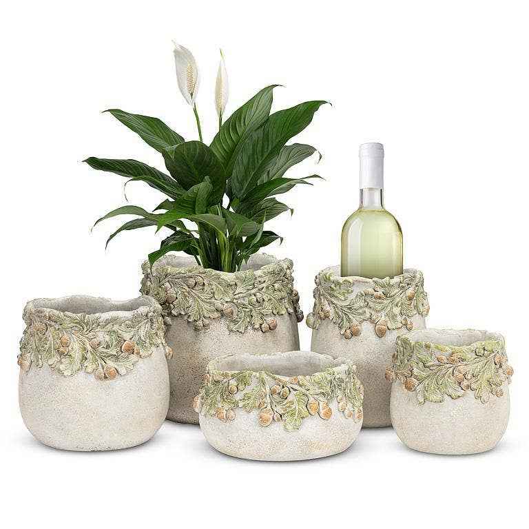Oak Leaves & Acorns Vase/Cooler