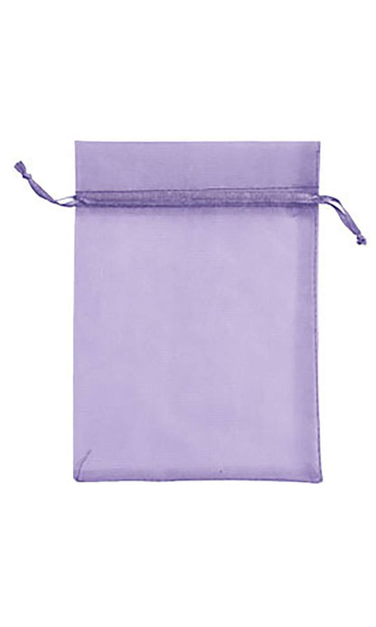 Organza Drawstring Pouch: Black / Pack of 10 / 2" x 3"