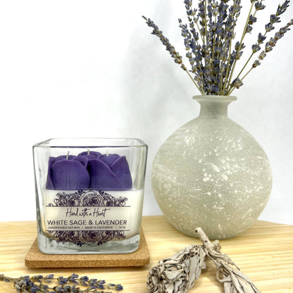 White Sage & Lavender Soy Wax Candle